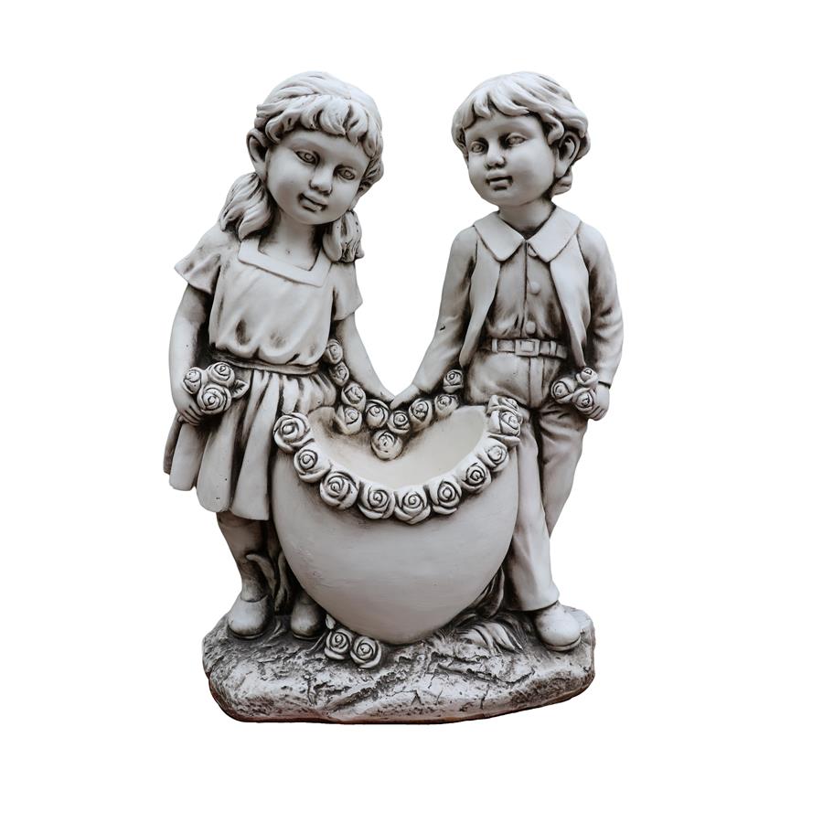 Niños de poliresina - Galerías el Triunfo - 044072458034