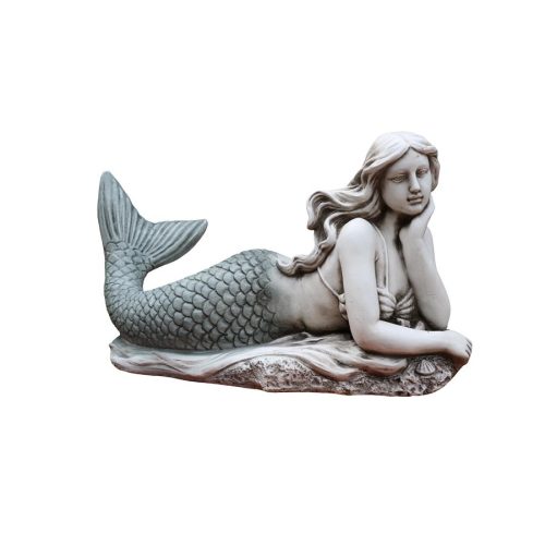 Sirena recostada de poliresina