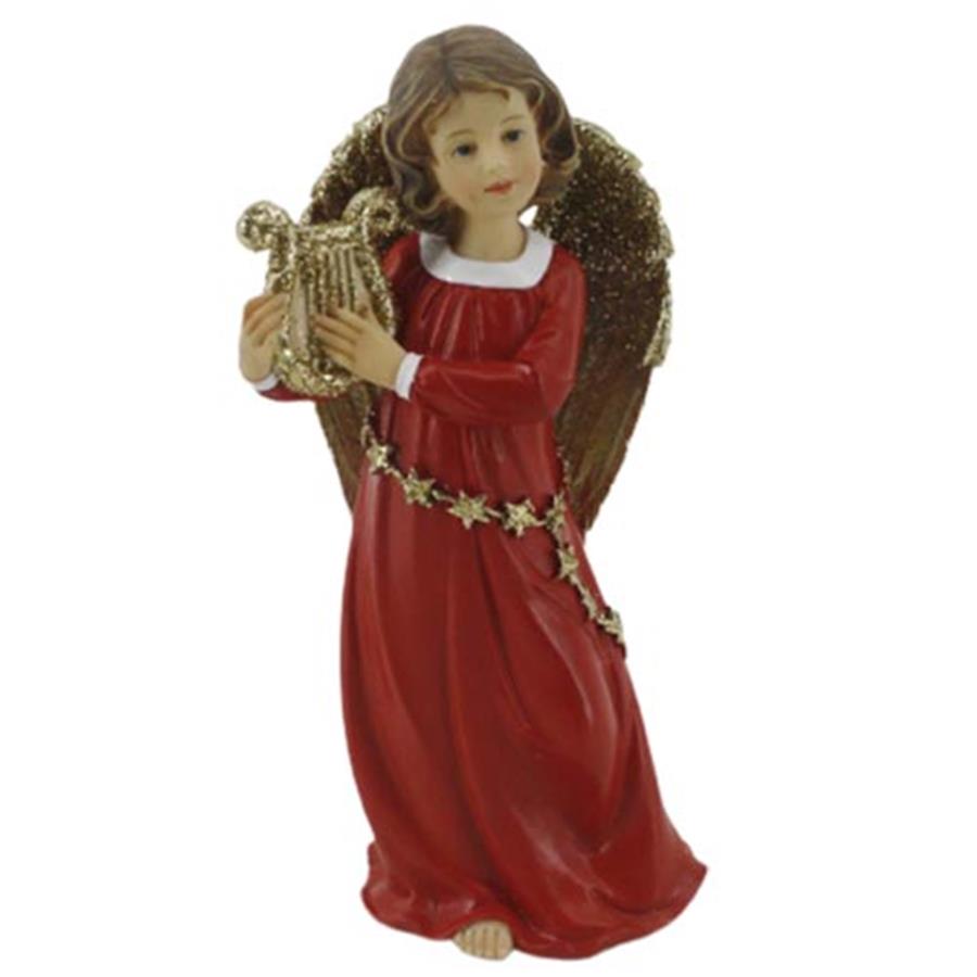 Angel de poliresina tocando - Galerías el Triunfo - 049072651132