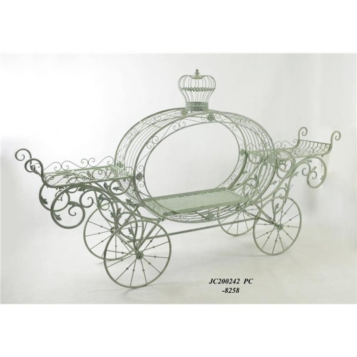 Carruaje de metal blanca - Galerías el Triunfo - 070407589053