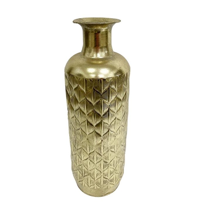 Jarrón metálico dorado - Galerías el Triunfo - 074072300625