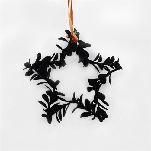 Estrella con hojas