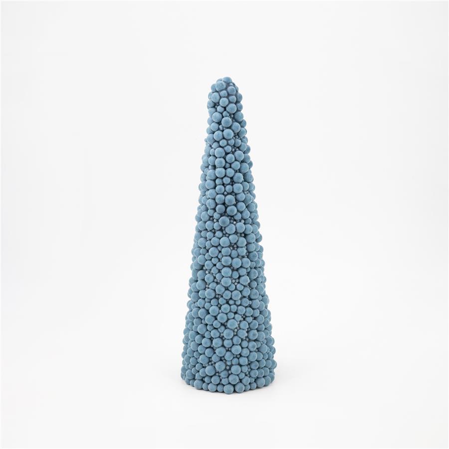 Cono con pompones azul - Galerías el Triunfo - 100307378506