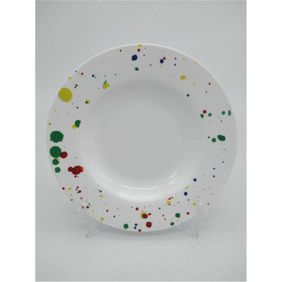 Plato de cerámica hondo - Galerías el Triunfo - 156072791188