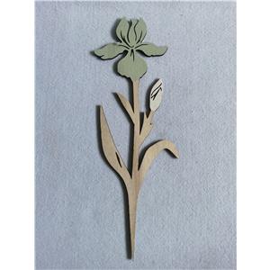 Vara de flor de madera verde