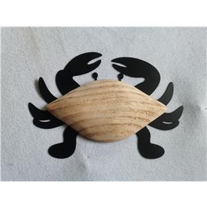 207072809058 - Cangrejo de madera con pinzas de metal - galerías el triunfo
