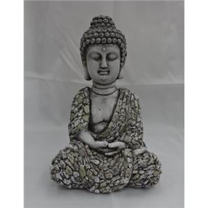 Buda de cerámica sentado de 20x16x31cm
