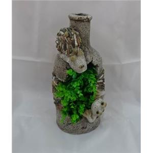 Maceta de cerámica diseño botella de 21.4×20.3×41.7cm
