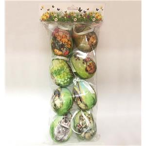 Bolsa con 8 huevos de pascua de 6.5×6.5×9.7