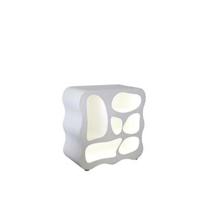 Mueble de madera mdf con luces de color blanco de 80x40x81cm