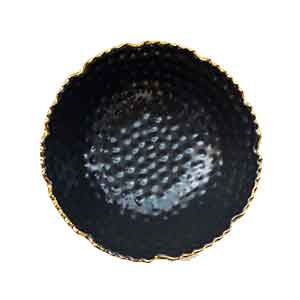 Bowl negro redondo diseño