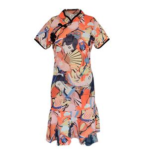 Vestido diseño oriental