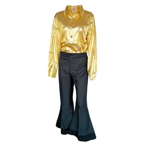 Conjunto de Camisa dorada