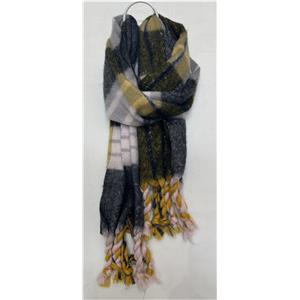 Chal de invierno de colores de 50x180x1cm