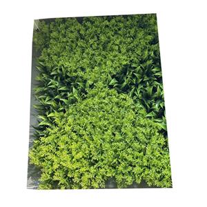 Tapete artificial verde de 40x60cm