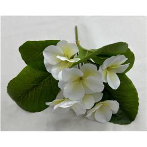 Bouque de flor artificial blanca de 0.1x25x0.1cm