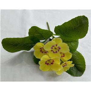 Bouque de flor artificial amarilla de 0.1x25x0.1cm