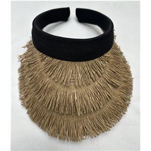 Visera diseño paja natural