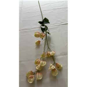 Rama con flores rosas de17x99x0.1cm