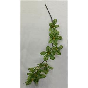 Vara con flores verde de 18x92x0.1cm