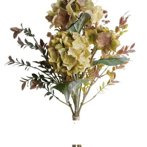 Ramo de flores artificial verde de 54cm