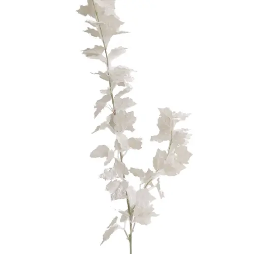 Vara de hojas artificial de maple blanco de 93cm