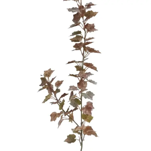 Vara de hojas artificial de maple gaspeada de 93cm