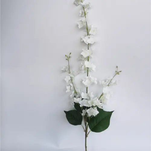 Vara de flores artificial blanca de 98cm