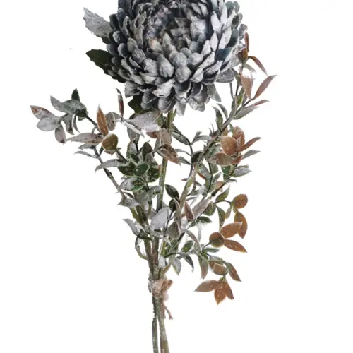 Ramo de flores artificial azul de 50cm