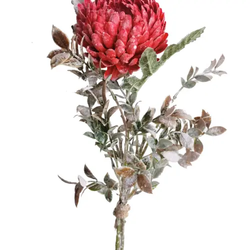 Ramo de flores artificial rojo de 50cm