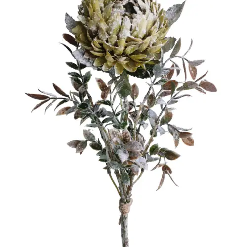 Ramo de flores artificial verde de 50cm