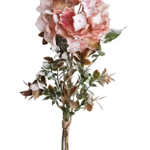 Ramo de flores de hortencia rosa de 50cm
