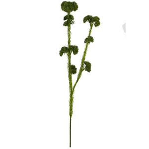 Vara de flor de arroz de plastico verde de 57×16.5×6.4cm