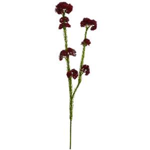 Vara de flor de arroz de plastico con ramas vino de 57×16.5×6.4cm