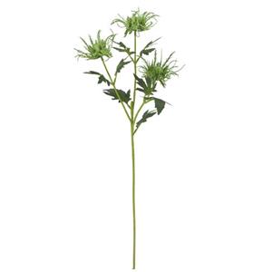 Vara de follaje de plastico mar salvaje verde con hojas de tela de 66x20x12.7cm