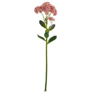 Vara de flor de plastico sedum rosa de 56.5×15.2×11.5cm