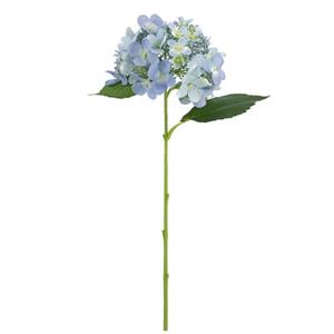 Vara de flor azul de hortensia con pistilos de 54x24x20cm