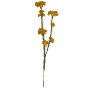 Vara de plastico mostaza de flor de arroz de 57×16.5×6.4cm