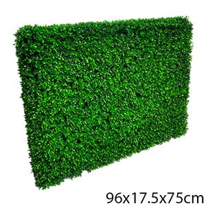 Pared de follaje verde de 96×17.5x75cm