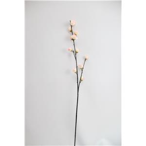 Vara con flores durazno