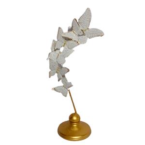 Mariposas blancas de resina