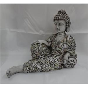 Buda de cerámica sentado de 38x15x31cm