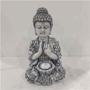 Buda de cerámica orando de 20×17.5x33cm
