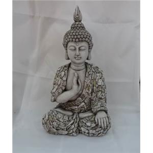 Buda de cerámica con la mano en el pecho de 31.5×23.5×55.5cm