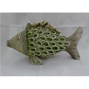 Pez de ceramica de 41.5x16x22.5cm