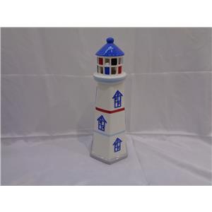 Faro marino de cerámica de 10.3×10.3×29.8cm