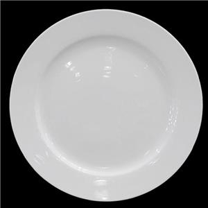 Plato redondo de porcelana