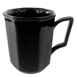 Taza octagonal de porcelana