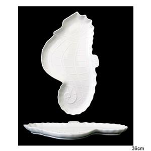 Platon de porcelana blanca