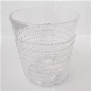 Vaso de acrilico transparente